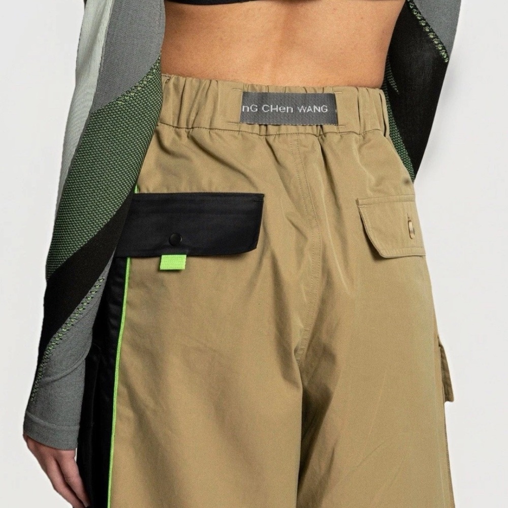 Nike Pro x Feng Chen Wang Cargo Pants in Khaki/Black. size M - Picture 13 of 14